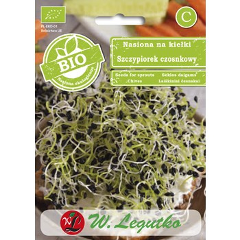 Nasiona na kiełki - szczypiorek czosnkowy Legutko