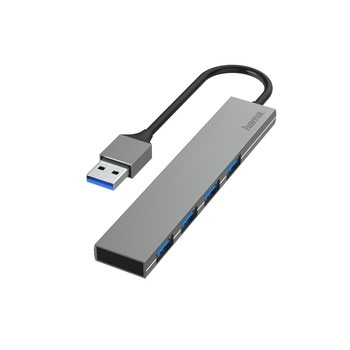Hub Hama Ultra Slim USB 3.0 4xUSB-A