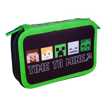 Piornik potrójny JUMBO bez wyposażenia MINECRAFT ALEX&STEVEN, AC3