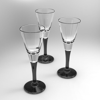 Kieliszek likier 55ml Czarna nóżka