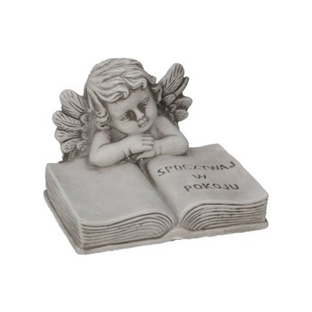 EM&EM Figura cementowa Anioł 18,5x17,5x13cm