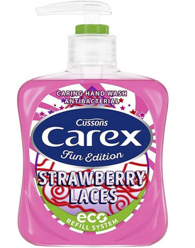 Carex Fun Edition Strawberry Laces Mydło w płynie antybakteryjne 250 ml