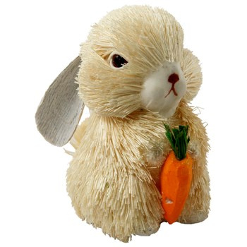 JUMI Drewniany zajączek z marchewką, do postawienia