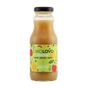 OWOLOVO Smoothie jabłko gruszka agrest 250 ml