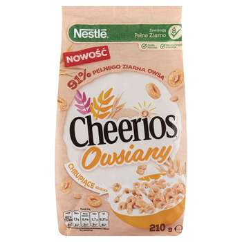 Nestlé Cheerios Owsiany Płatki śniadaniowe 210 g