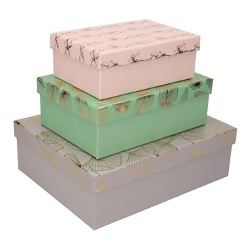 Zestaw pudelek prezentowych INCOOD L/M/S 3 szt mix II pastel i złoty