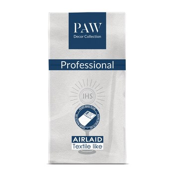 Serwetki PAW Professional pocket airlaid My First Communion silver 40 x40 cm, składane 1/8, 25 szt. w paczce