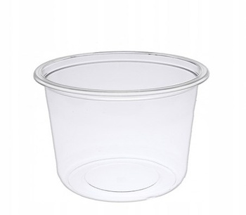 Tusipack 8117C Pojemnik transparentne PP 450ml fi 115mm|50