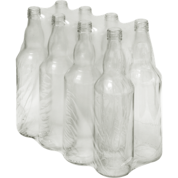 Butelka na wódkę 0,5l - 8szt
