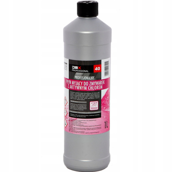 PROFESJONALNY PŁYN MYJĄCY DO ZMYWAREK Z AKTYWNYM CHLOREM "40" JAX PROFESSIONAL 1L