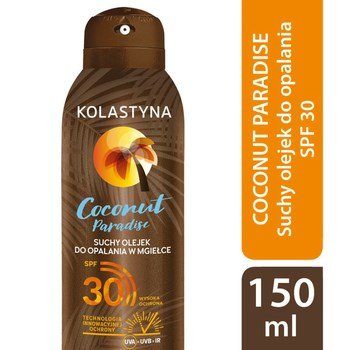 Kolastyna Coconut Paradise Suchy olejek do opalania w mgiełce SPF 30 150 ml