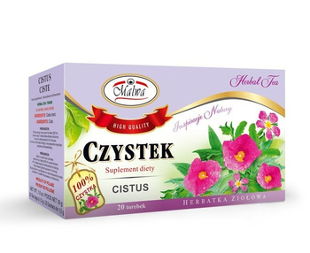Malwa Suplement diety herbatka ziołowa czystek 30 g (20 x 1,5 g)