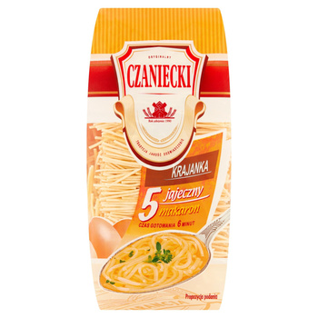 Czaniecki Makaron 5 jajeczny krajanka 250g