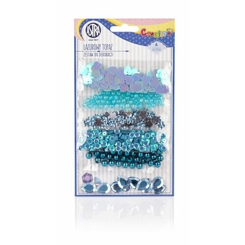 Zestaw do dekoracji - Lazurowy topaz