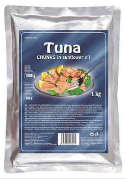 Tuńczyk kawałki w oleju słonecznikowym 1 kg Giana