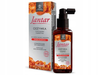 JANTAR Odżywka-wcierka z wyciągiem z bursztynu do włosów zniszczonych 100 ml