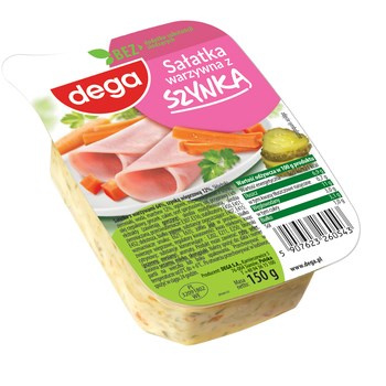 DEG.SAŁATKA WARZYW.SZYNKA.150G