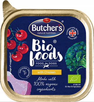 Butcher's Bio Foods Karma dla dorosłych psów pasztet z kurczakiem 150 g
