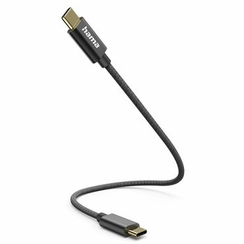 Kabel ładujący USB-C - USB-C Hama 0,2 m czarny 201604
