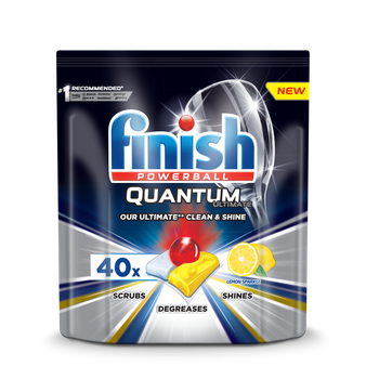 Finish Quantum Ultimate Lemon Kapsułki do mycia naczyń w zmywarce 500 g (40 sztuk)