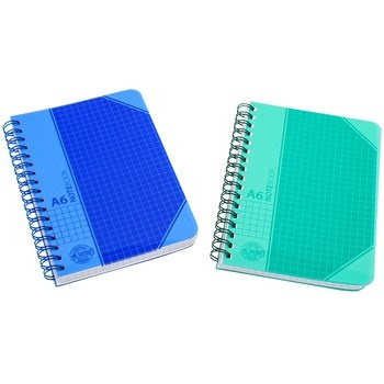 Kołonotatnik A6/80k plast. mix  Taurus Studio