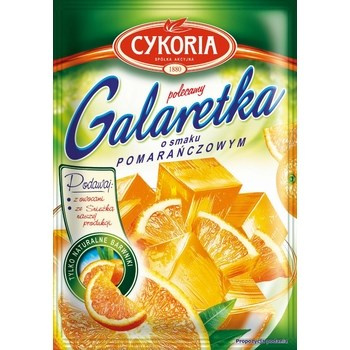 Cykoria Galaretka o smaku pomarańczowym 75 g