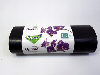 Forte+ Worki na śmieci OPTIMA 240L 10 szt. LDPE