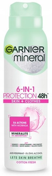 Garnier Mineral P6 Cotton Fresh spray 150ml