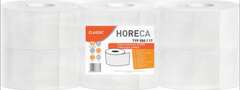 HORECA CLASSIC Papier toaletowy jumbo typ 500/18 6 rolek 2-warstwowy