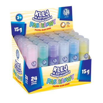 Astra Klej transparentny pastelowy 15g