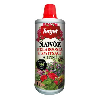 Nawóz do pelargonii i kwitnących w płynie 1 l Target