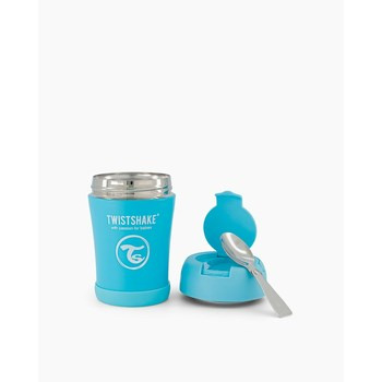 Twistshake Pojemnik Termiczny z Łyżką 350ml Pastelowo Niebieski