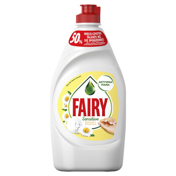 Fairy Sensitive Rumianek z witaminą E Płyn do mycia naczyń 450 ml