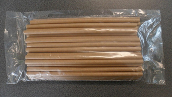 Słomki papierowe, kolor kraft -opakowanie 100szt HORECA POLSKA