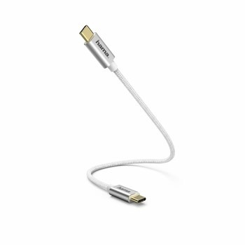Kabel ładujący/data USB-C - USB-C Hama 0,2 m biały