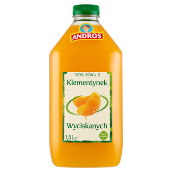 Andros 100% sok z klementynek wyciskanych 1,5 l