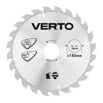 Tarcza do pilarki, widiowa, 185 x 30 mm, 24 zęby