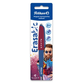 Pelikan Długopis wymazywalny Erase niebieski KLEKS blister