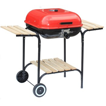 Grill prostokątny Activa  wózek z pokrywą 46 cm Activa