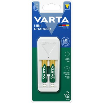 Ładowarka VARTA Mini Charger + 2 akumulatorki AAA 800 mAh