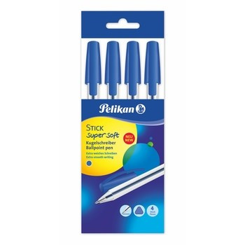 Długopis Pelikan Stick niebieski 4 szt