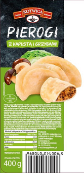 KOTWICA Pierogi z kapusta i grzybami 400 g
