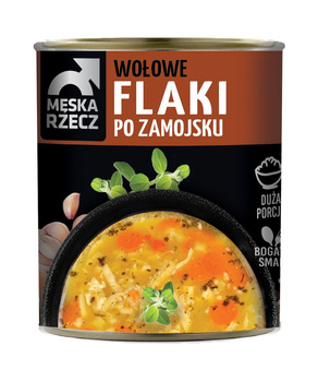 Wołowe Flaki po Zamojsku 820g Męska Rzecz