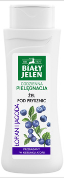 Biały Jeleń Żel pod prysznic łopian i jagoda 300 ml