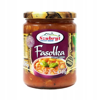 Fasolka po bretońsku Szubryt 470g