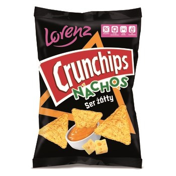 CRUNCHIPS NACHOS SER ŻÓŁT 190G