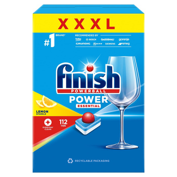 FINISH Tabletki do zmywarki Power Essential 112 lemon