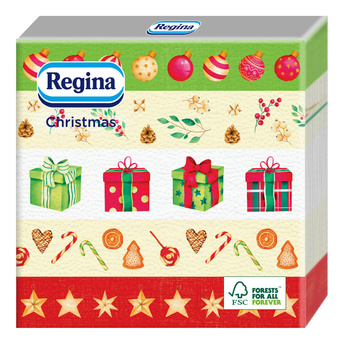 Regina Serwetki  Christmas 1-warstwowe 20 sztuk 33x33 cm