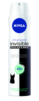 Nivea Black&White Invisible Fresh Antyperspirant Spray 250 ml