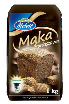 Melvit Mąka orkiszowa do wypieku domowego chleba 1 kg